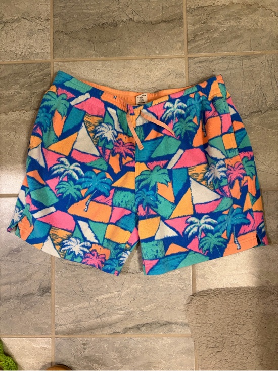 chubbies Other - Chubbies Lounge Peach and Blue Palm Terry Shorts